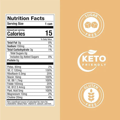 ZOA Zero Sugar Energy Drinks, Pineapple Coconut - Sugar Free with Electrolytes, Healthy Vitamin C, Amino Acids, Essential ...