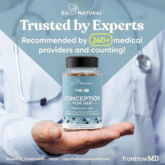 Conception Fertility Supplements for Women – Prenatal Vitamins – Promote Hormone Balance, Cycle Consistency, Aid Ovulation...