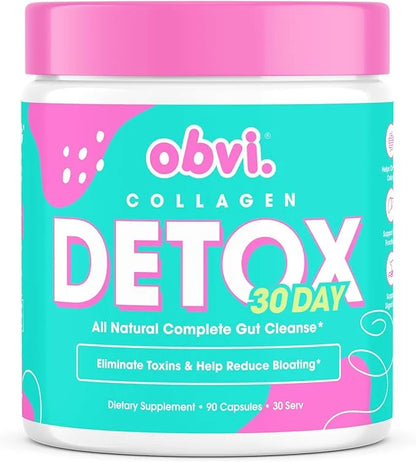 Obvi Detox Colon Cleanse Supplement 90 Capsules 30 Servings