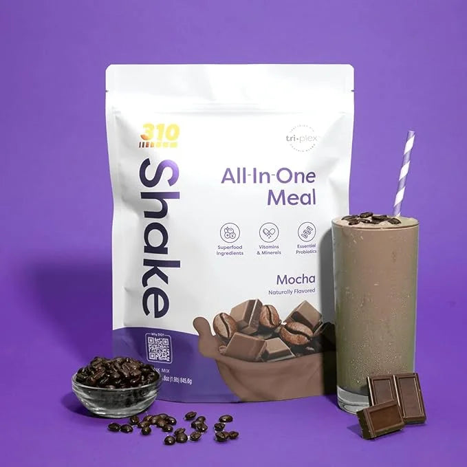 310 Nutrition Meal Replacement Shake - Fiber-Rich Superfood Blend - Low Carb, Keto & Paleo Friendly, Gluten-Free, 26 Essen...
