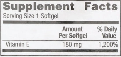 GeriCare Vitamin E Supplement 180 mg (400 IU) 100 Count 1)