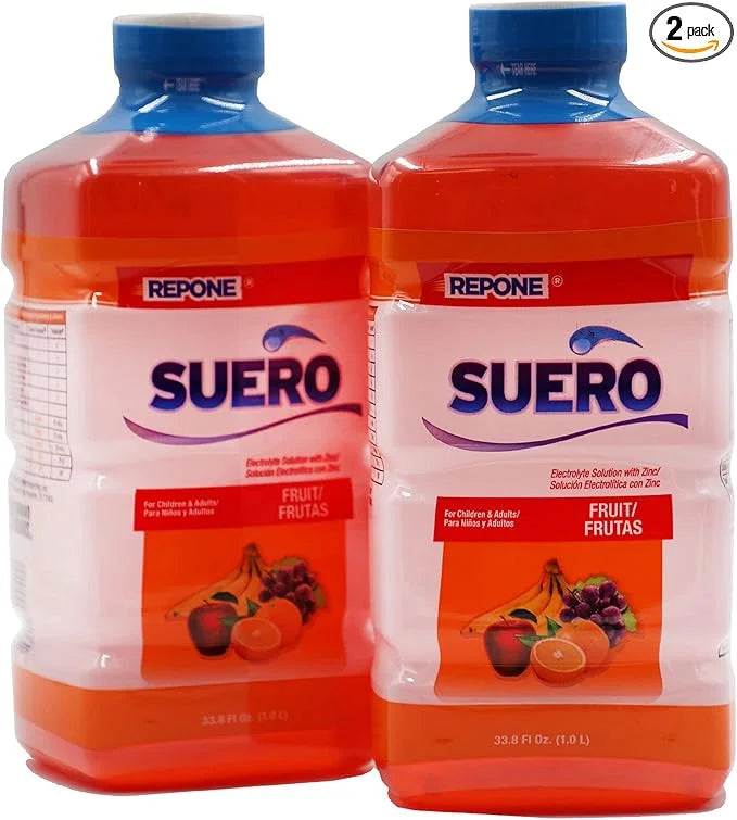 SUERO Electrolyte Solution with Zinc, Rehydrates, Restores Minerals and Nutrients, Strawberry Flavor, 33.8 Fl Oz (Pack of ...