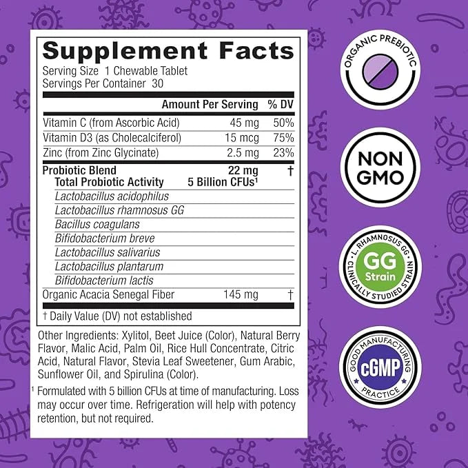 Physician's CHOICE Kids Probiotic- 7 Strains, 30 Count 2)