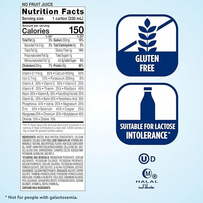 Ensure Max Protein Nutrition Shake Liquid, with 30g of Protein, 1g of Sugar, High Protein Shake, Creamy Peach, 11 fl oz - ...