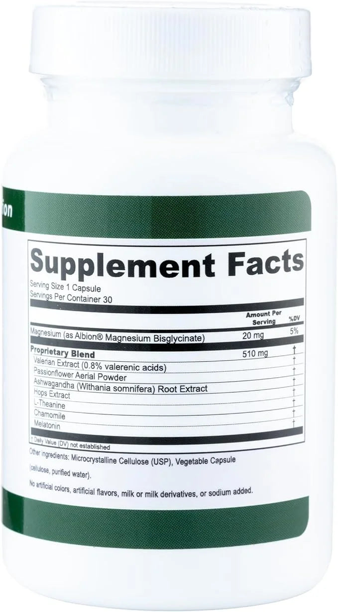 Sleep - Natural Supplement with L-Theanine, 30 capsules