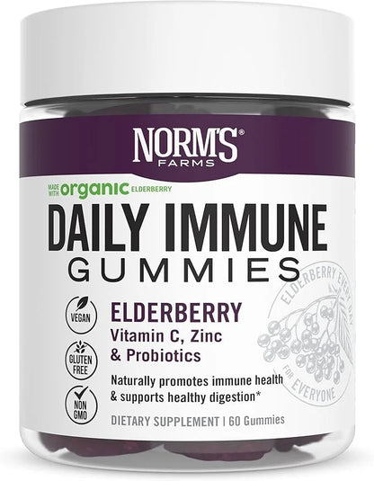 Norm's Farms Daily Immune and ElderKids 120 Gummies