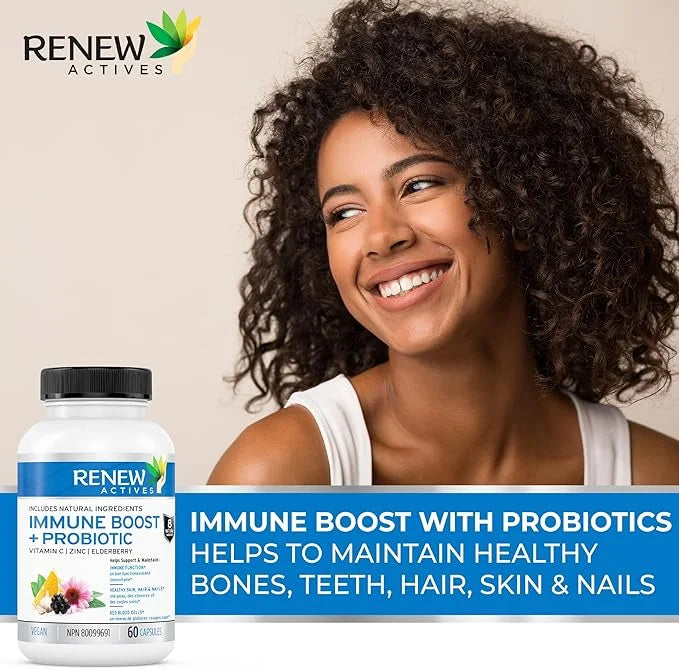 Renew Actives Wellness Support Supplement: Elderberry 60 Vegan