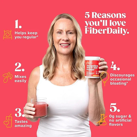 FiberDaily Delicious Fiber Powder 30 Servings