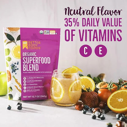 BetterBody Foods Organic Superfood Powder B12 (12.7 (12.7 oz.)