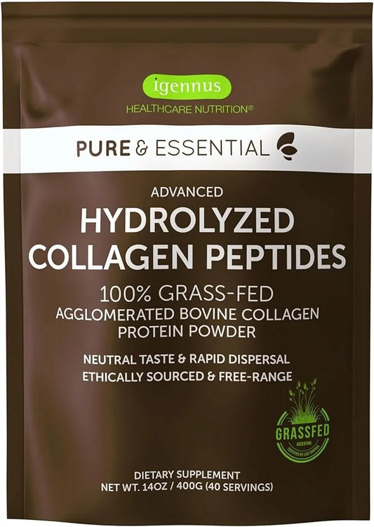 Pure & Essential 100% Grass Fed 1, 2 2 & 3, Non-GMO, 40 Servings