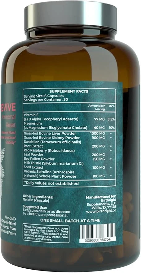 Birthright Female Hormone Support for, Energy, Fertility, Menstrual Cycle, Ovulation, Pregnancy and Menopause… All Natural...