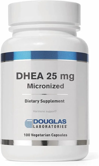 Douglas Laboratories DHEA 25 mg Capsules - Micronized - Supports Hormone Balance, Immunity, Brain, Bone Health & Metabolis...