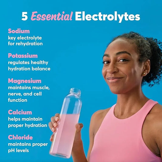 Nuun Hydration Vitamins Electrolyte Tablets, Mixed Flavor Pack + Caffeine, 5 Essential Electrolytes for Hydration + Vitami...