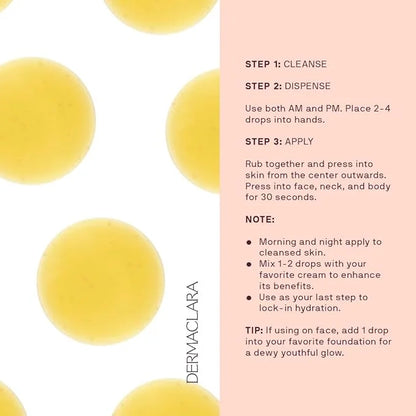 Dermaclara Daily Restorative Oil - Face Oil for Women & Men with Jojoba Oil, Hydrating and Anti Aging with Nourishing Supe...