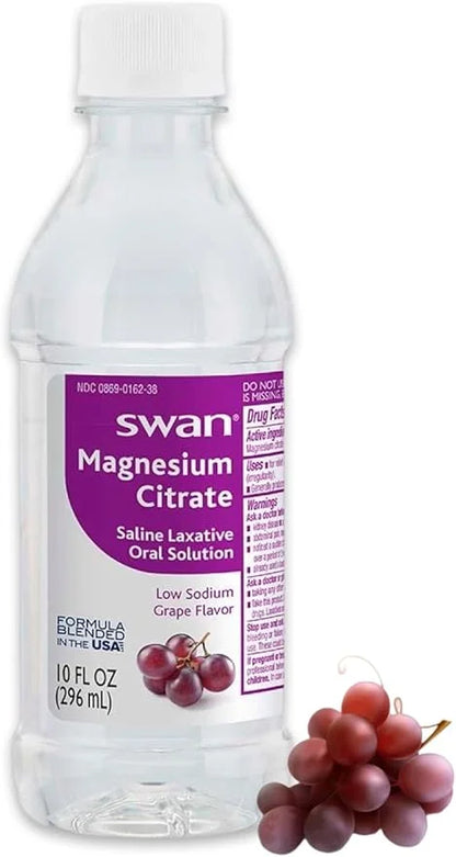 Deal Dave Card + Swan Magnesium Citrate Oral Solution 10 oz, Grape Flavor - Product Image