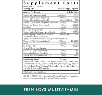 MICHAEL'S Health Naturopathic Programs Teen Boys 120 Vegetarian 60 Servings