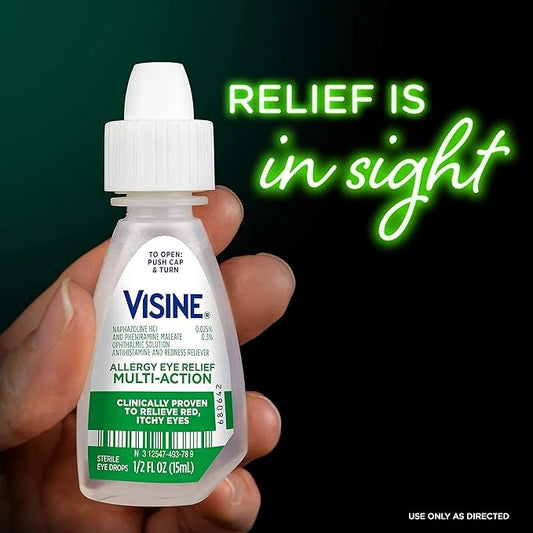 Visine Allergy Eye Relief Multi-Action Antihistamine 0.5 fl.