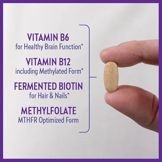 New Chapter Vitamin B Complex, Fermented 100% Vegan, 60 Count