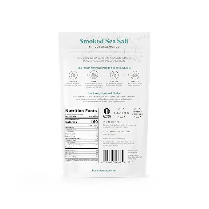 Purely Sprouted Savory Sampler, Non-GMO Superfood (4 oz, 6 pack)