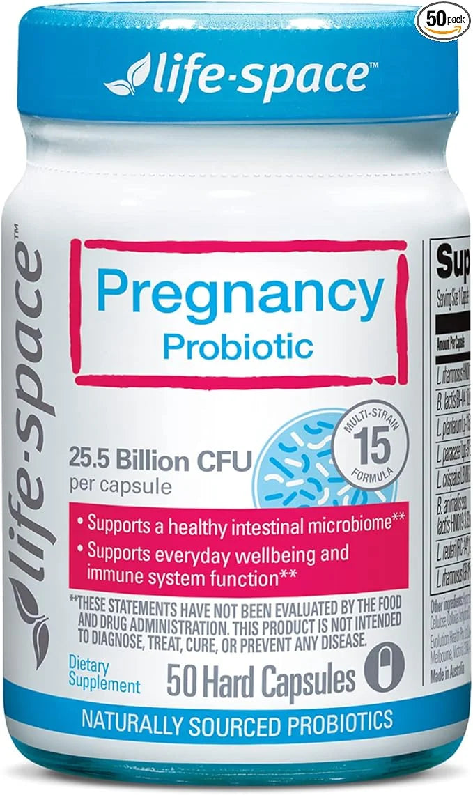 Life-Space 50 Capsules, Support Digestive, Immune, HN001, Gluten