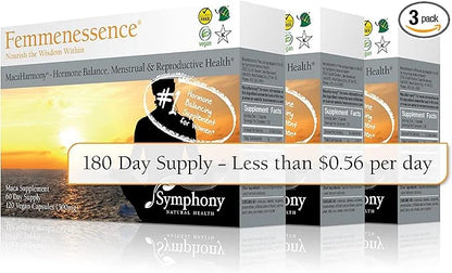 Femmenessence MacaHarmony – Scientifically Proven to Support Hormone Balance for Women, Regular Menstrual Cycle, PMS, Acne...