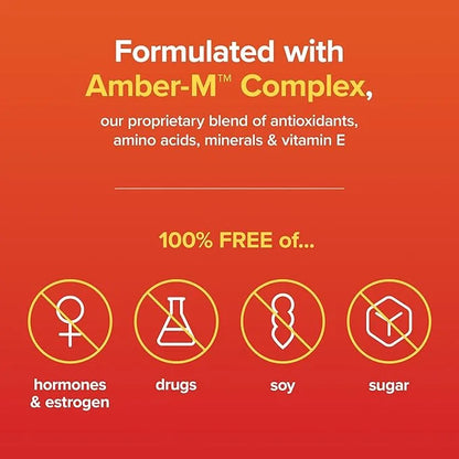Amberen: Safe Multi-Symptom Menopause Relief. Clinically Shown to Relieve 12 Menopause Symptoms: Hot Flashes, Night Sweats...