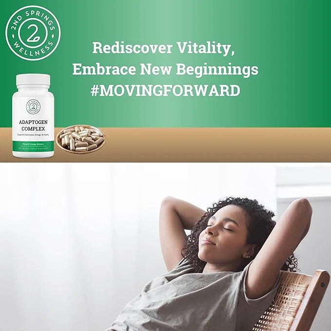Adaptogen Complex Calmness, Energy and Vitality Booster 60 Vegetarian