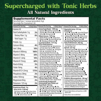 Dragon Herbs Tonic Alchemy Greens Superfood Powder 91 Ingredients