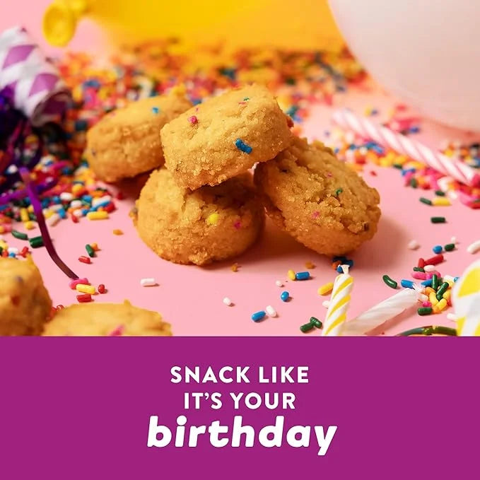 Highkey Low Carb Birthday Cake Mini Treats - Keto Snack Pack Gluten Free Muffins Sweet Low Carb Bread Bites Healthy Snacks...