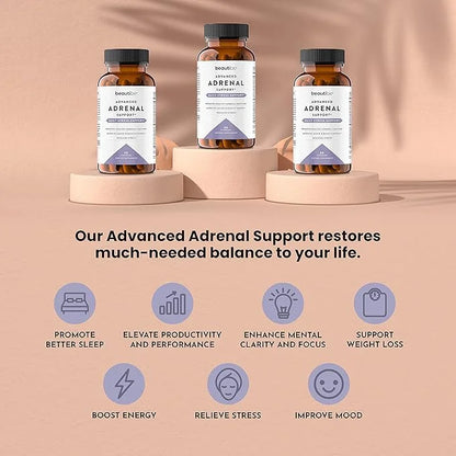 Adrenal Support for Women & Men 60 Non-GMO