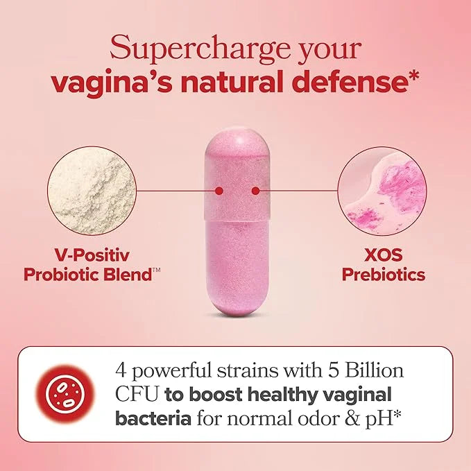 URO Vaginal Probiotics for Women pH Balance with Prebiotics & Lactobacillus Probiotic Blend - Women's Vaginal Health Suppl...
