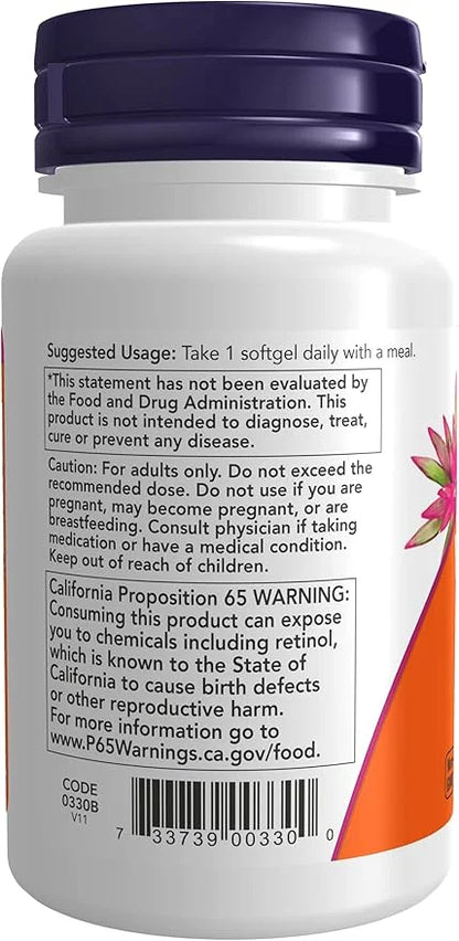 Vitamin A 10000 IU, 100 Sgels 3)