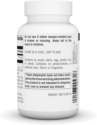 Source Natural Coenzyme Q10 Antioxidant Support 100 mg 90 Capsules
