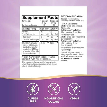 Nature’s Way Sambucus Elderberry Traditional Immune 8 Fl