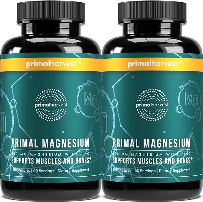 2 Pack, Magnesium Supplement Complex 310mg 120 Capsules