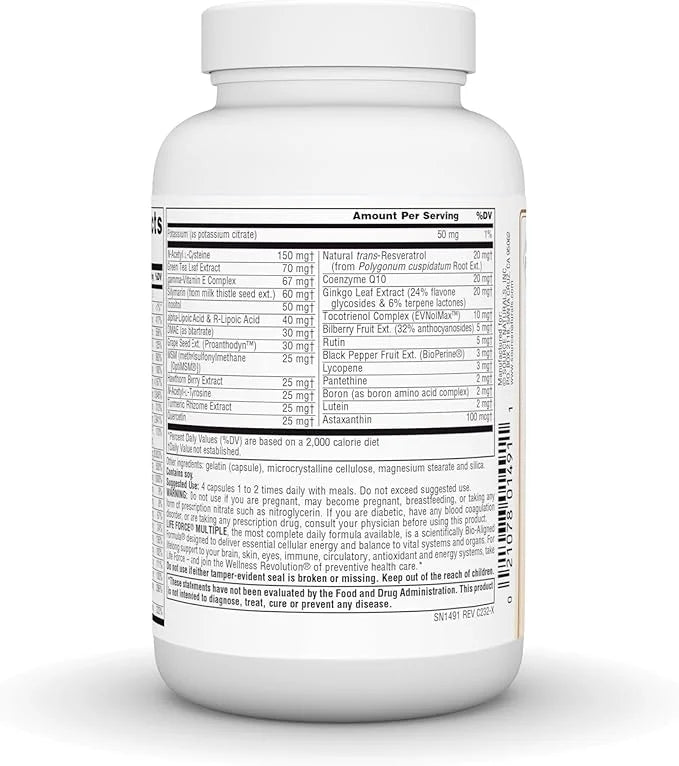 Source Naturals Life Force Multiple Iron 120 Capsules