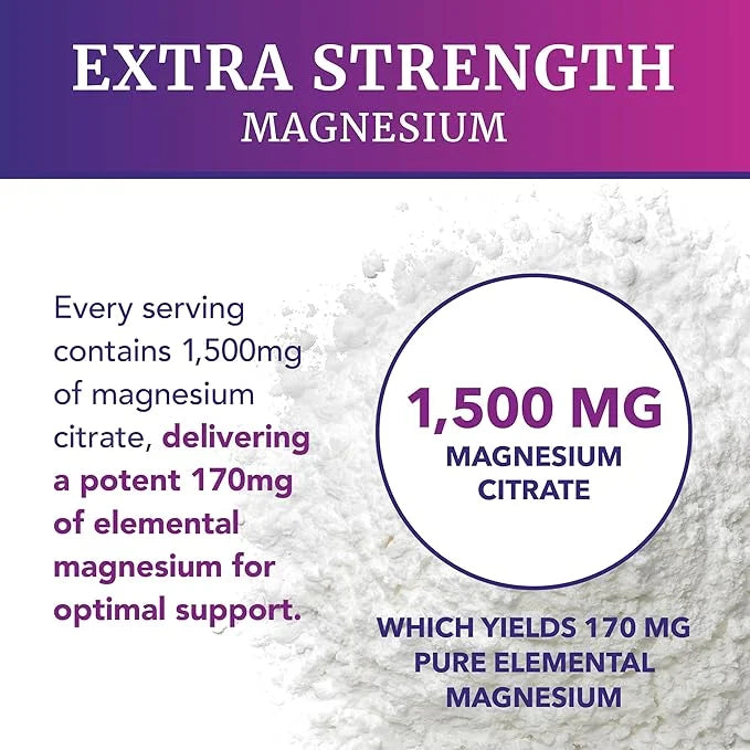 Magnesium Citrate Gummies | Extra Strength for Calm, Relaxation & Digestion | High Absorption Magnesium Gummies for Adults...
