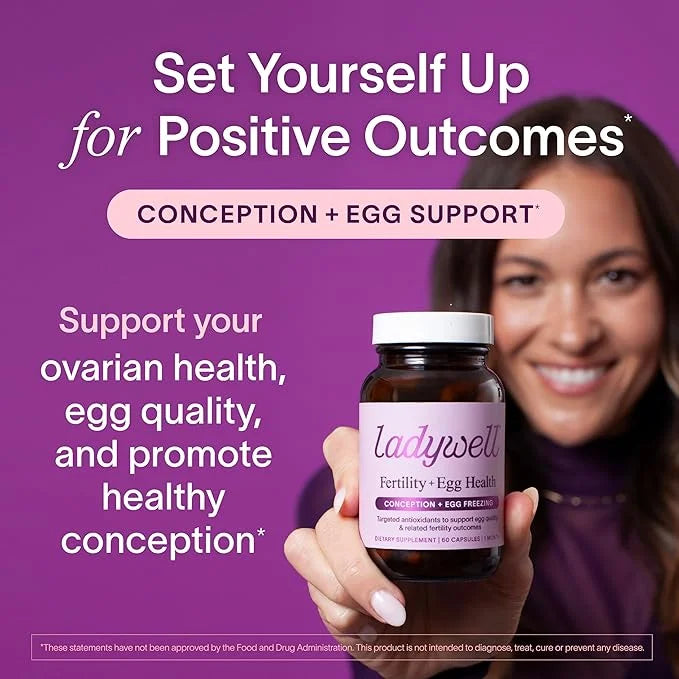 Fertility + Egg Health | Fertility Booster | Ovarian Health, Egg Quality, Ovulation & Healthy Conception Support | CoQ10, ...