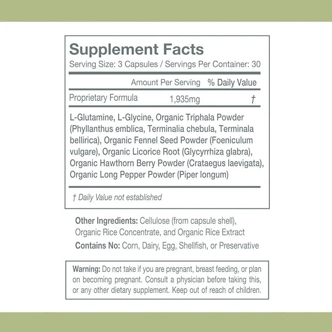 Balanced Vibe 7-in-1 Organic Gut Health Supplement | Digestive Support for Men, Women | After-Party Recovery | Helps Reduc...