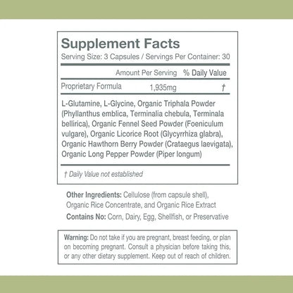 Balanced Vibe 7-in-1 Organic Gut Health Supplement | Digestive Support for Men, Women | After-Party Recovery | Helps Reduc...