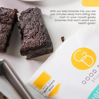 Good Dee's Chocolate Brownie Mix | Keto Baking Mix | Sugar-Free, Gluten-Free, Grain-Free, Nut-Free, Soy-Free & Low Carb Ba...