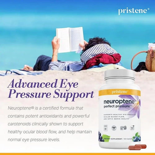 Eye Pressure Supplement with Bilberry Saffron CoQ10 for (60 Capsules)
