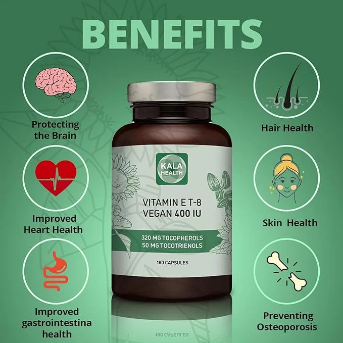 Kala Health Vitamin E 8 Tocopherols 400 IU