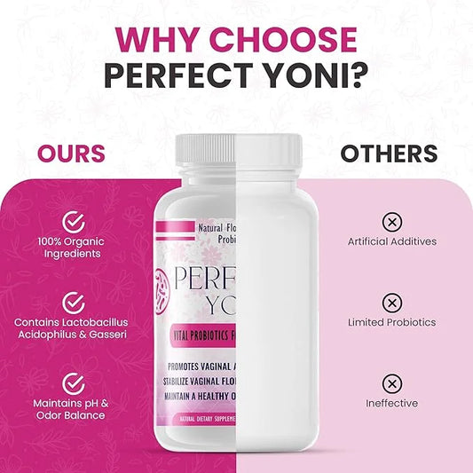 Perfect Yoni Female Vaginal Probiotics 60 Capsules