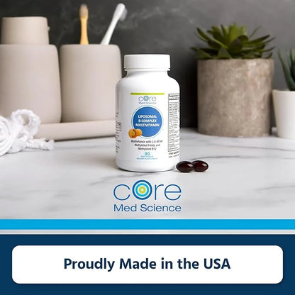 Core Med Science Liposomal Vitamin B-Complex, 90 Softgels