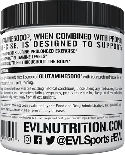 Pure Vegan L-Glutamine Powder Supplement 5g L