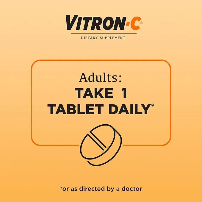 Vitron-C Iron Supplement, Once Daily, High 60 Count, 2 Pack