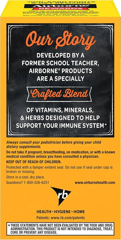 Airborne 1000mg Vitamin C Chewable Tablets 96 Chewable