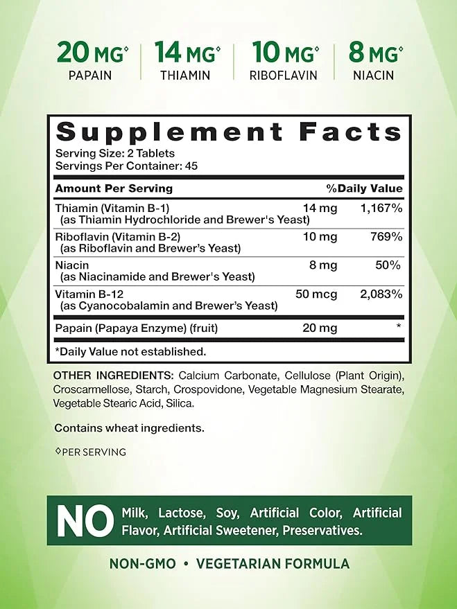 Nature's Truth Vitamin B Complex B12 | 90 Tablets