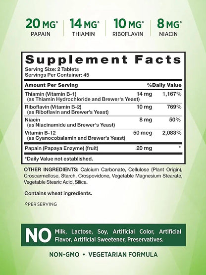 Nature's Truth Vitamin B Complex B12 | 90 Tablets